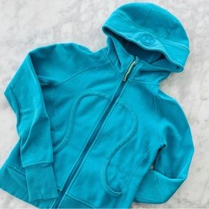 Lululemon Scuba Hoodie *Stretch Surge Blue Teal 6 #W4A60S Original Fit